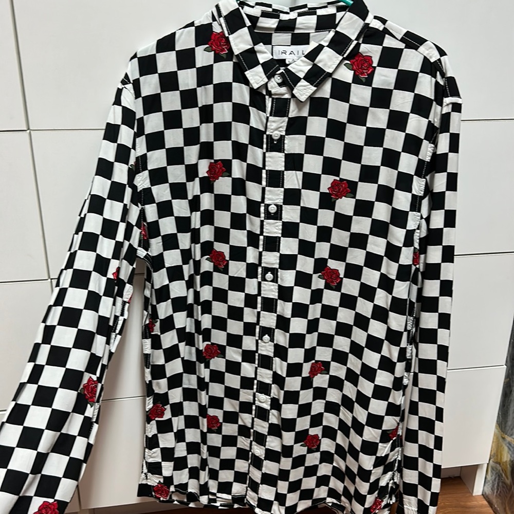 Dressy long sleeve button up